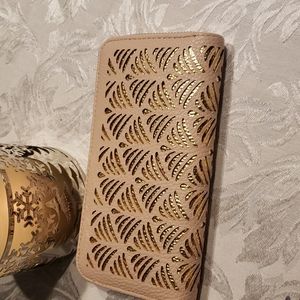 Pink and Gold Clutch/Wallet